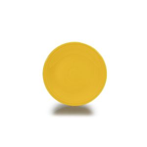 Fiesta® 6.125" Classic Rim Appetizer Plate against a white background in the shade Sunflower
