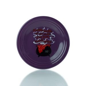 Fiesta® 9" Round Luncheon Plate | Halloween Cauldron
