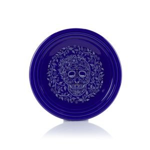 Fiesta® 9" Round Luncheon Plate - Skull & Vine Twilight 
