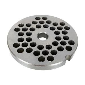 LEM #10/12 Stainless Steel Meat Grinder Plate - 1/4"