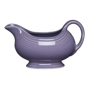  image shows Fiesta® 18.5oz Gravy Sauceboat | Lavender against a blank, white background
