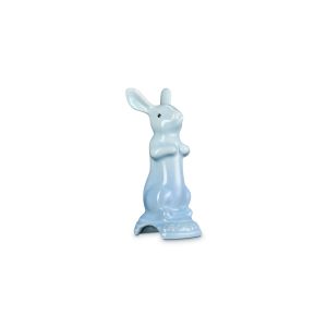 image shows Le Creuset Stoneware Bunny Pie Vent | Coastal Blue  against a blank, white background