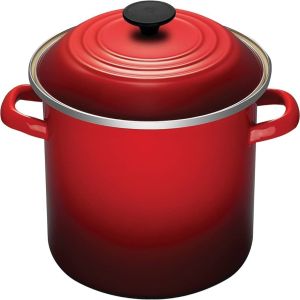 Le Creuset 8 qt Cherry Stock Pot