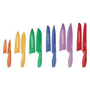 Cuisinart 12-piece Color Knife Set with Blade Guards