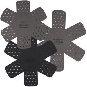 All-Clad 3 Pack Cookware Protectors Black Pewter