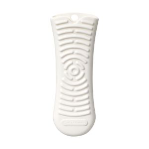  image shows Le Creuset Silicone Cool Tool Handle Sleeve | White against a blank, white background