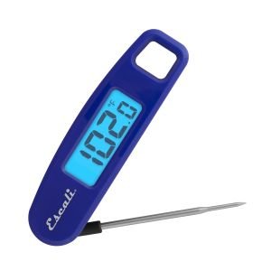 Escali Compact Folding Digital Thermometer | Blue