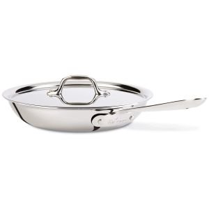 All-Clad 10.5" Stainless Steel Fry Pan & Lid 