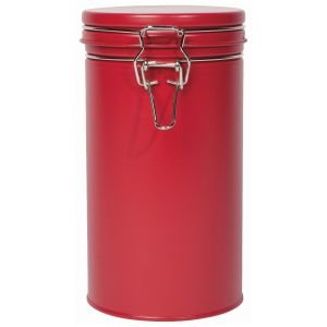 Now Designs by Danica Large Matte Steel Canister | Carmine