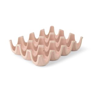 Core Home 12 Section Speckled Ceramic Egg Tray against a white background