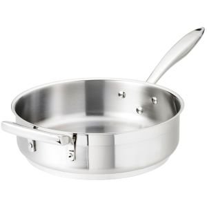 Browne Foodservice Thermalloy Stainless Steel 11" Saute Pan