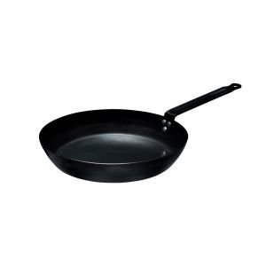 Browne Foodservice Thermalloy Black Carbon Steel Fry Pan | 6.3" 