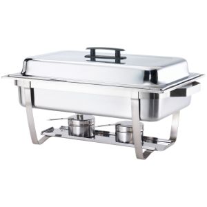 Browne Foodservice Stainless Steel Economy Chafer Set