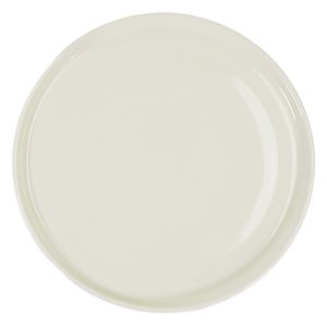 Fiesta® 12" Round Baking & Serving Platter | Linen against a white background