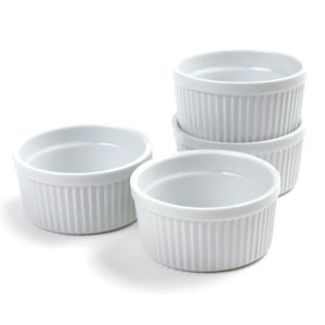 Set of 4 8oz Porcelain Ramekins - by Norpro (260-NOR)