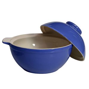 Sassafras Superstone Bread Dome | Blue Glaze
