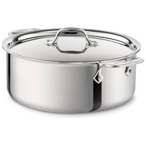 All-Clad Stainless Steel Stockpot & Lid | 6 Qt.