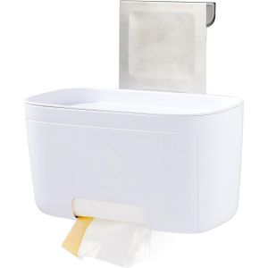 image shows YouCopia® DoorStash™ Garbage Bag Dispenser against a blank, white background