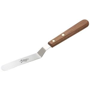 Ateco 1372, Stainless Steel Bench Scraper with Wood Handle