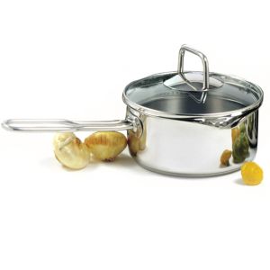 Norpro Krona S/S Vented Sauce Pan with Straining Lid 1.5qt