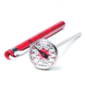 Norpro Instant Read Thermometer Red