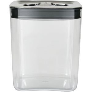 Click Clack 3.5 Quart Cube Storage Container | Stainless Steel