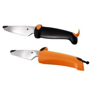 Kuhn Rikon Kinderkitchen® Dog Knife Set (Orange & Black)