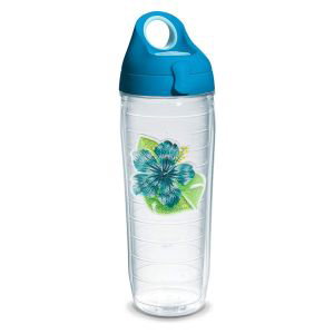 Tervis Tumbler 24oz Stainless Water Bottle Deepwater Blue Powder Coated