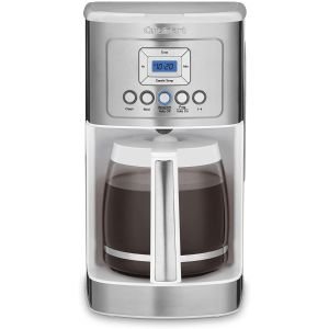 Cuisinart 14-Cup Programmable Coffee Maker | Brushed Steel & White