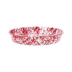 Crow Canyon Deep Dish Pizza Pan | Red Marble