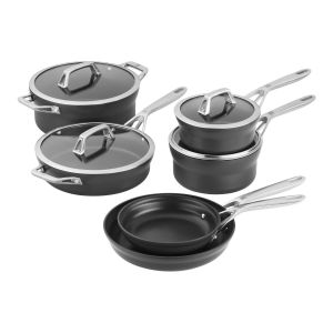ZWILLING Motion 10-Piece Hard Anodized Nonstick Cookware Set