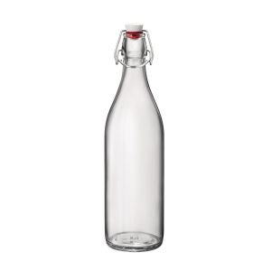 Bormioli Rocco 33.75oz Swing Top Giara Glass Bottle | Clear
