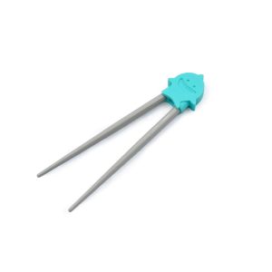 Learning Chopsticks with Case | Shark  on a blank white background