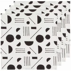 Danica Studio 18" x 18" Block Print Napkins (Set of 4) | Domino