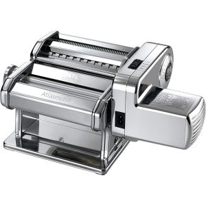 image shows Marcato Atlasmotor Classic Pasta Machine | Chrome against a blank, white backgroun