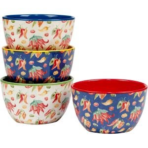 Certified International 5.25" x 3" Ice Cream Bowl (Set of 4) - Sweet & Spicey