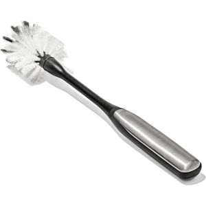 image shows [product title]OXO Steel Bottle Brush with Replaceable Head against a blank, white background