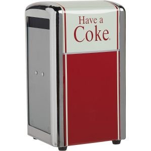 Tablecraft Coca-Cola Full Size Napkin Dispenser