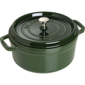 Staub Cast Iron 4 Qt. Round Dutch Oven | Basil