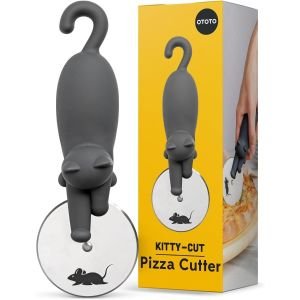 OTOTO Kitty Cut Pizza Cutter Wheel