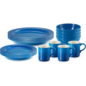 16pc Dinnerware Set Marseille Blue