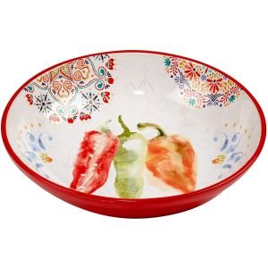Certified International 13" x 3" Serving Pasta Bowl - Sweet & Spicey