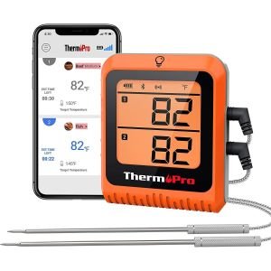 2-Probe BlueTooth Thermometer with Monitor, ThermoPro