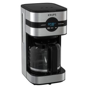 Krups Simply Brew 10-Cup Digital Drip Coffee Maker | Stainless Steel
