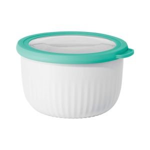 OGGI 1.4 Qt. Prep & Serve Bowl with Lid | White