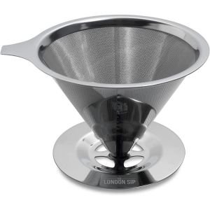 Escali London Sip 1-4 Cup Coffee Dripper | Stainless Steel