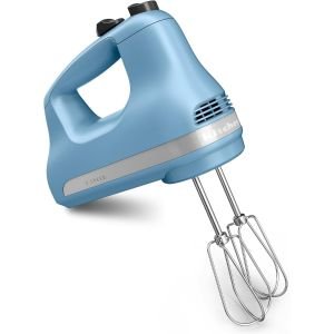 KitchenAid Variable Speed Cordless Hand Blender with Accessories | Blue  Velvet