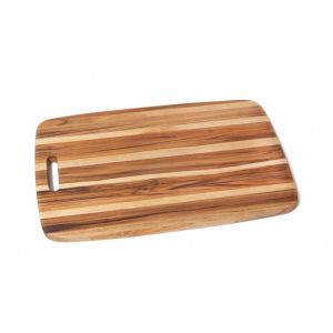 image shows Lipper International Teak Oversized Cutting & Serving Board against a blank, white background