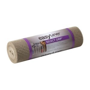 Duck Brand Easy Liner Select Grip 12" x 10' Shelf Liner | Brownstone