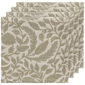  image shows Danica Heirloom Napkins (Set of 4) | Topiary Herbal against a blank, white background